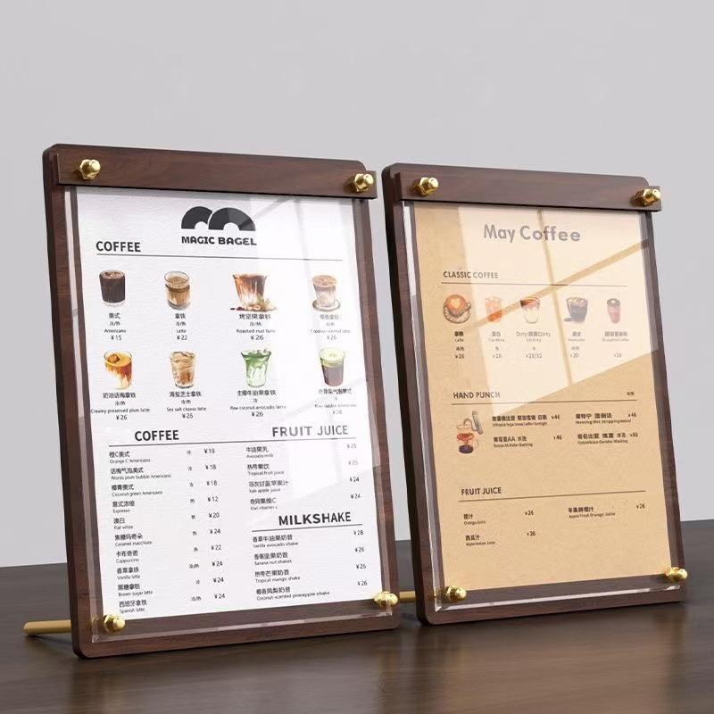 Custom Map Poster - Expositor de Menu Personalizado A4/A5 em