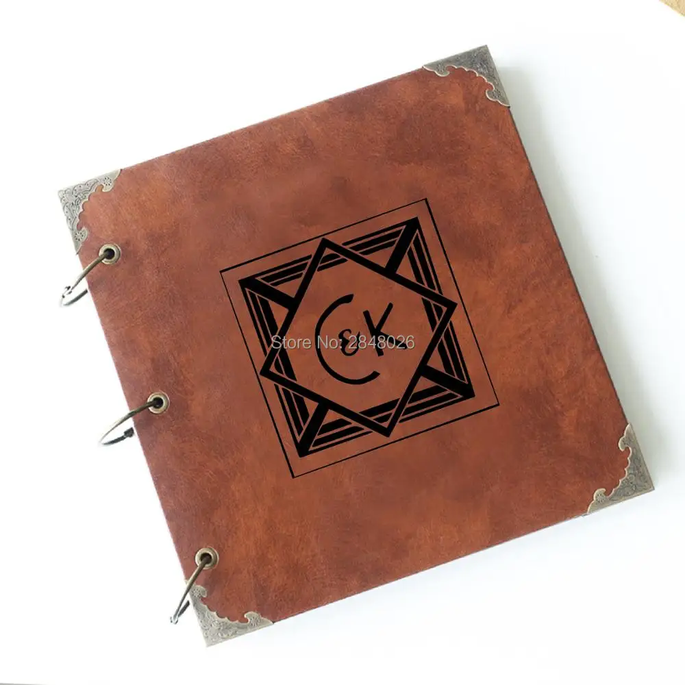 Custom Photo Book - Álbum de fotos de couro gravado