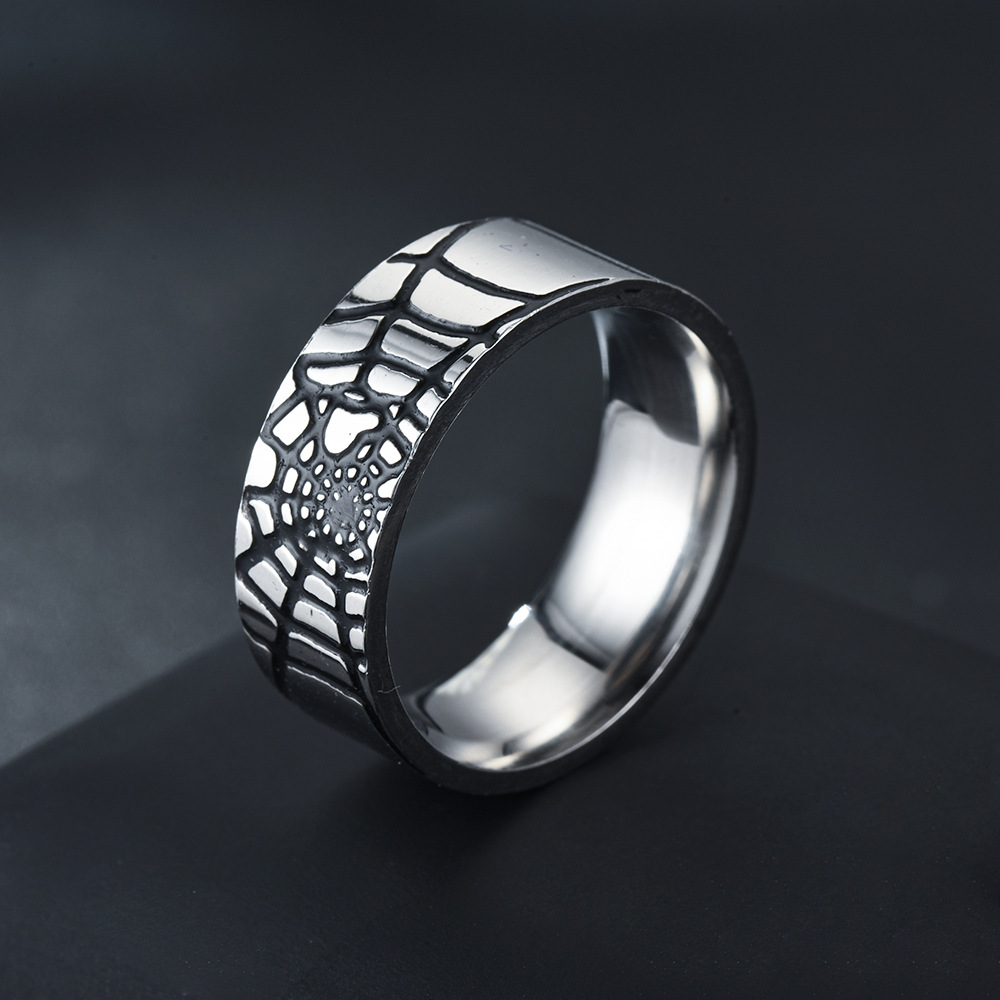 Anel de teia de aranha simples - Initial Ring Custom avaliação e preço