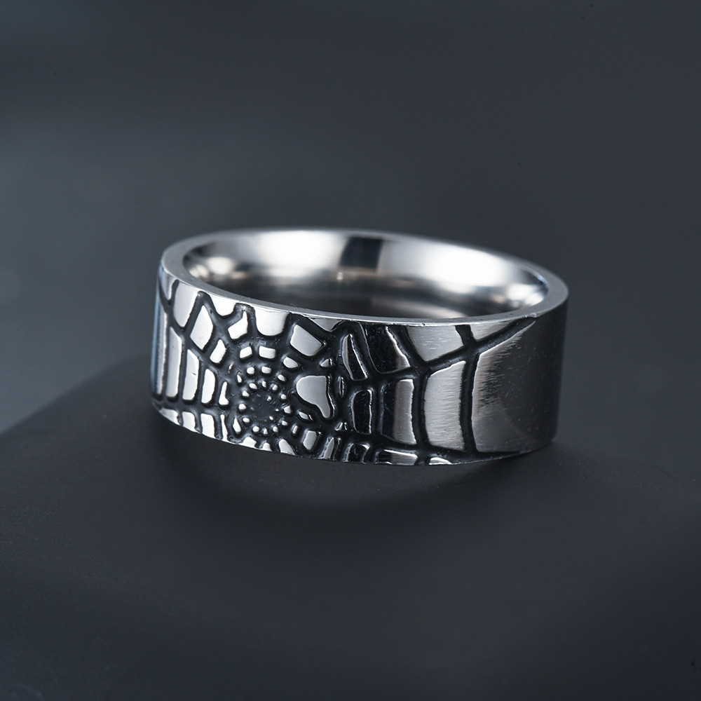 Anel de teia de aranha simples - Initial Ring Custom avaliação e preço