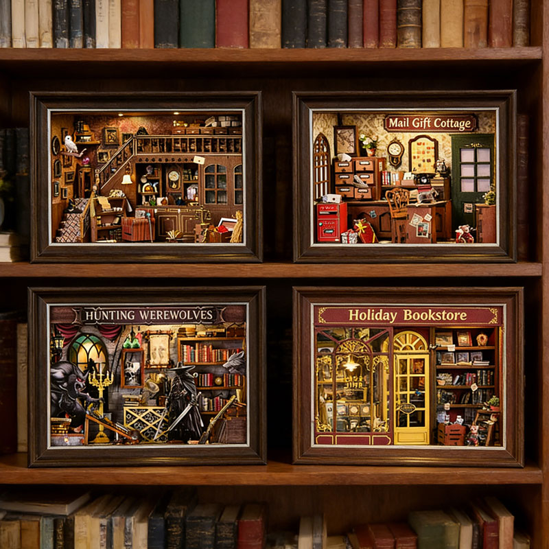 Kit DIY 3D de Mini Casa de Bon - Engraved Wood Frame avaliação e preço