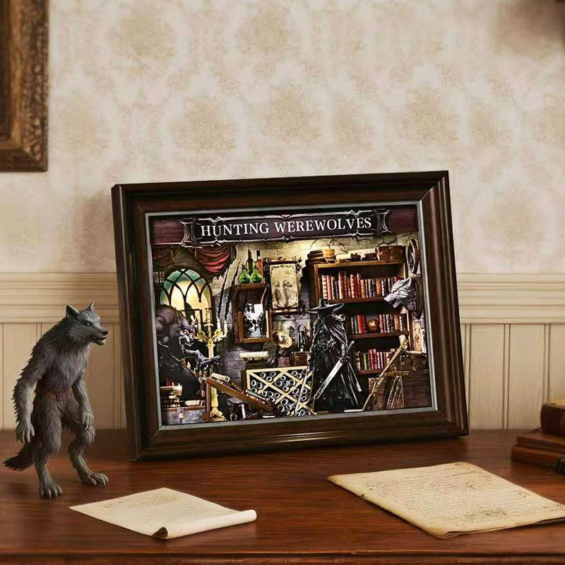 Kit DIY 3D de Mini Casa de Bon - Engraved Wood Frame avaliação e preço