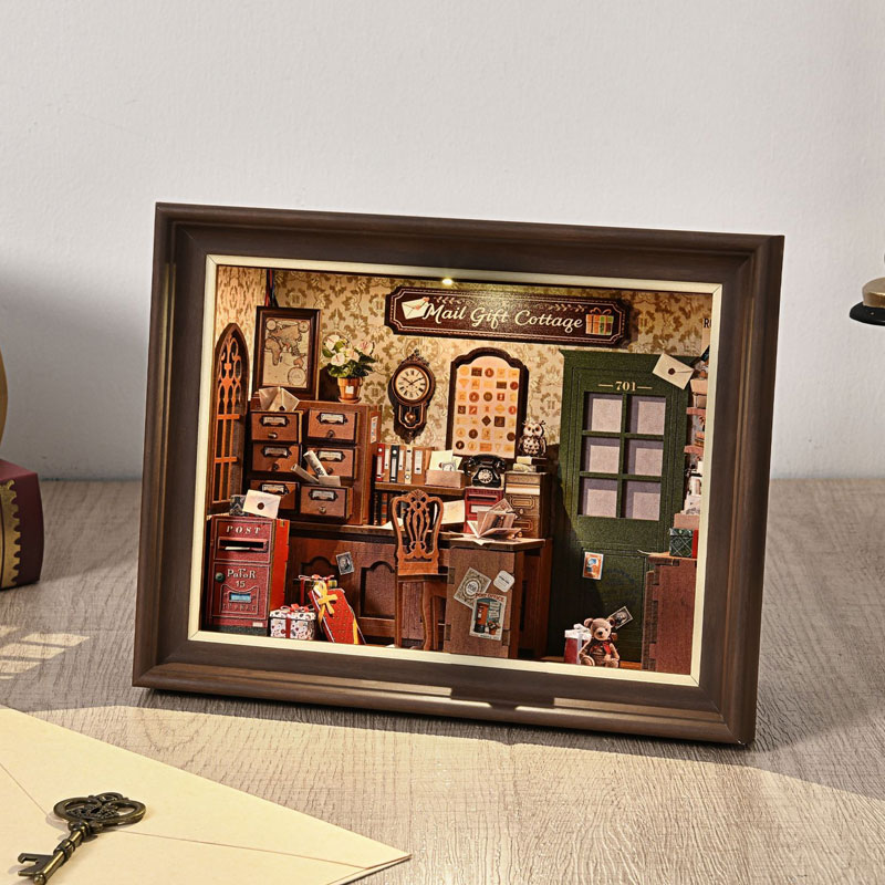 Kit DIY 3D de Mini Casa de Bon - Engraved Wood Frame avaliação e preço
