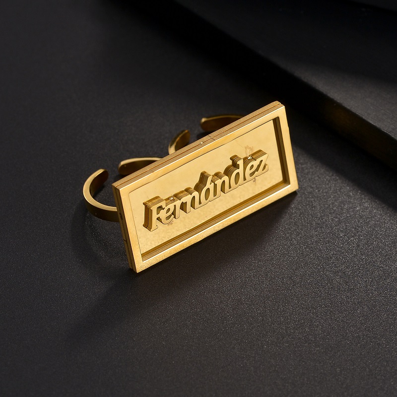 Anéis de nome personalizado em - Initial Ring Custom avaliação e preço