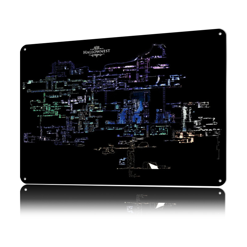 Pôster Metálico 3D Levemente T - Custom Map Poster avaliação e preço