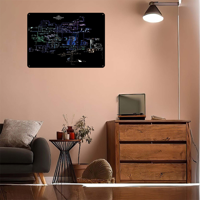 Pôster Metálico 3D Levemente T - Custom Map Poster avaliação e preço